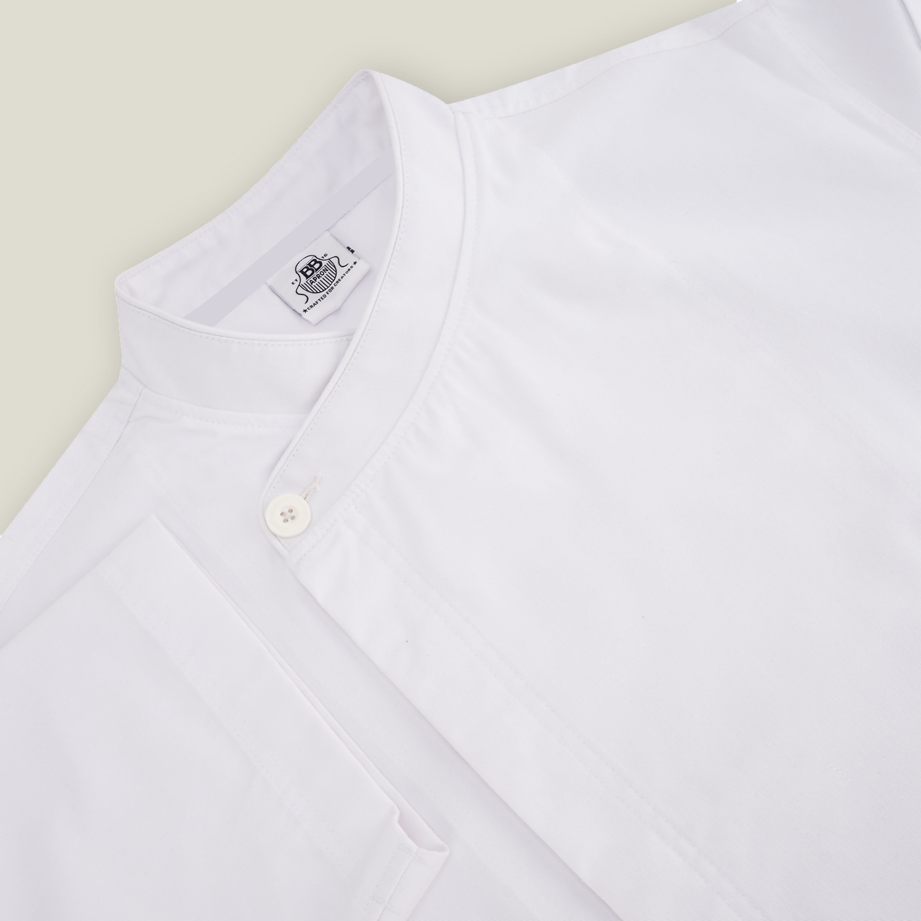 Metro Line Chef Coat - White - latest color