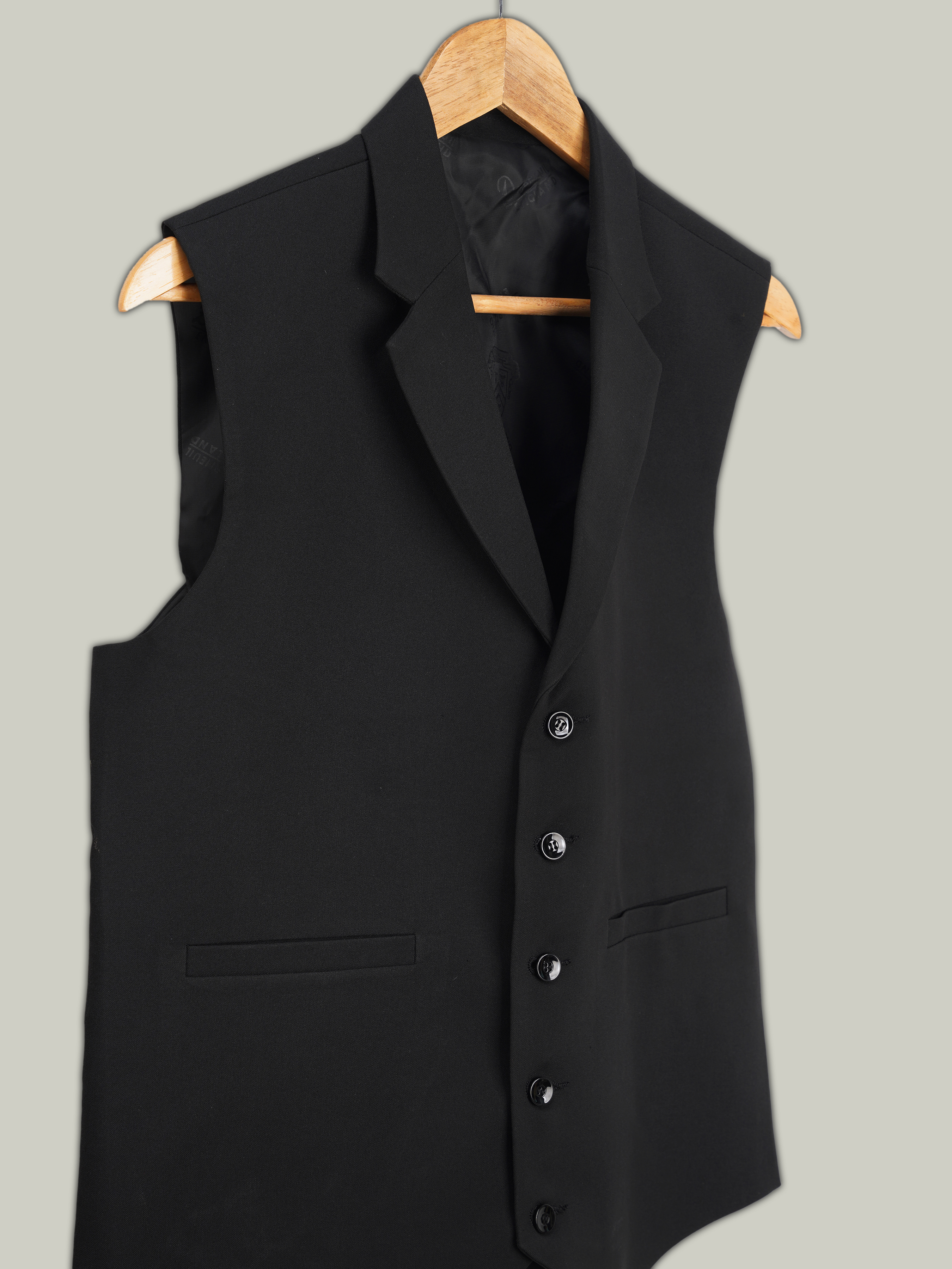 Heritage Black Waist Coat - latest color
